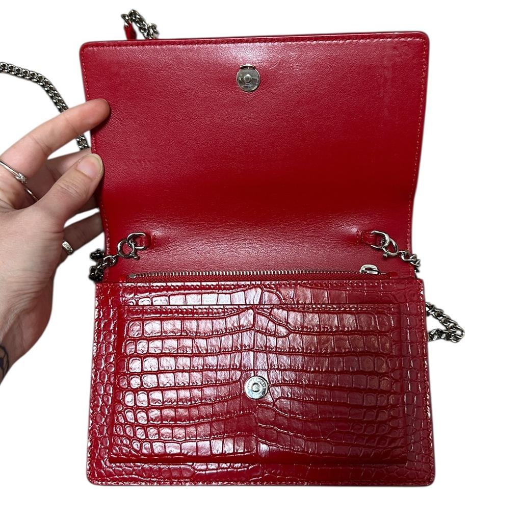 Sac à main Saint Laurent - Taille unique - Rouge - État : Excellent