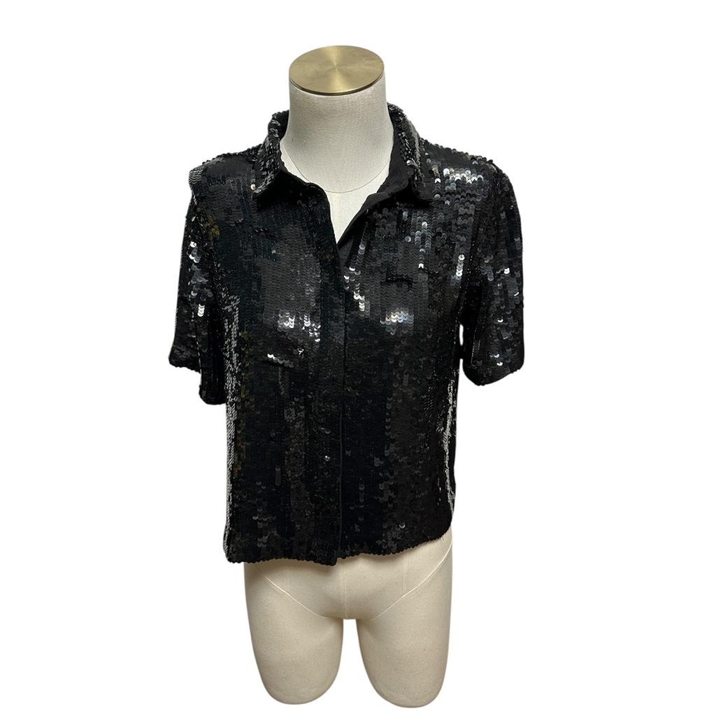 Chemise Topshop - M - Noir - État : Neuf