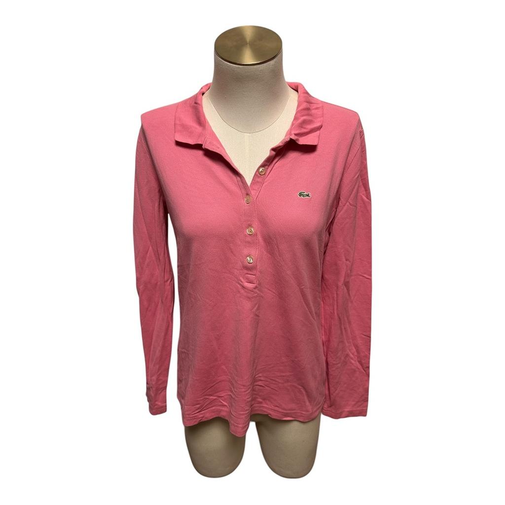Polo Lacoste - L - Rose - État : Excellent