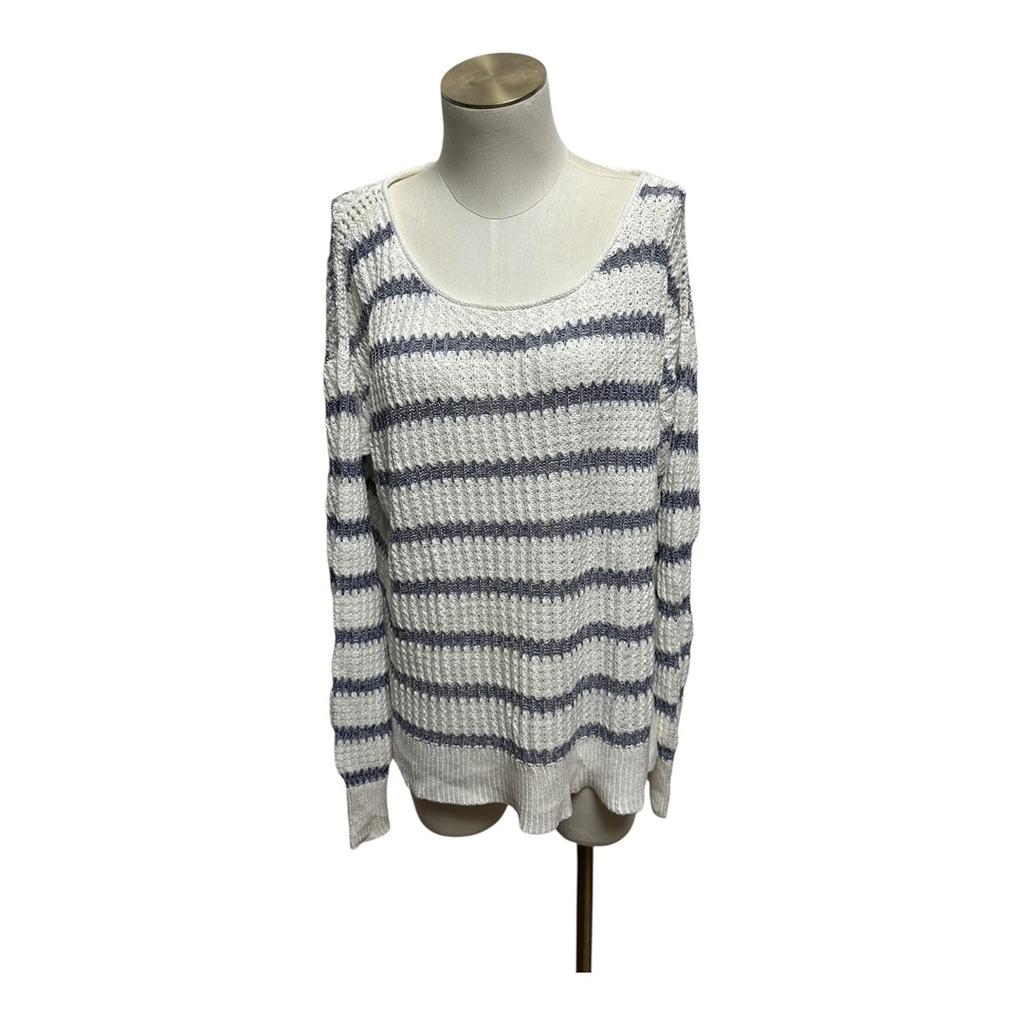 Pull Calvin Klein Jeans - Xl - Blanc et bleu - État : Excellent