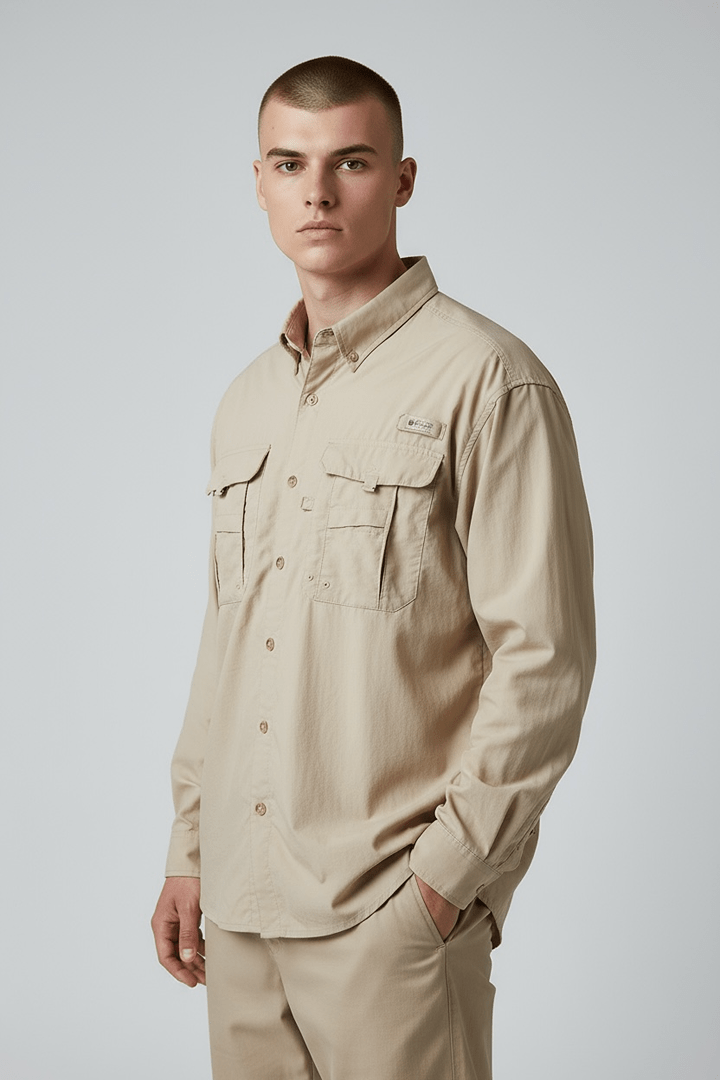 Chemise Columbia – Xl – Crème – État : Excellent - BiWear