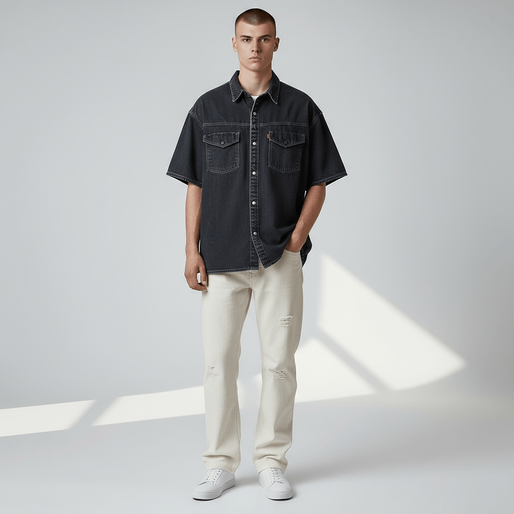 Chemise en jean Levi's – S – Marine – État : Excellent - BiWear