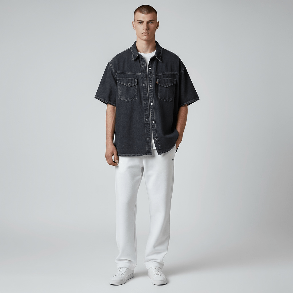 Chemise en jean Levi's – S – Marine – État : Excellent - BiWear