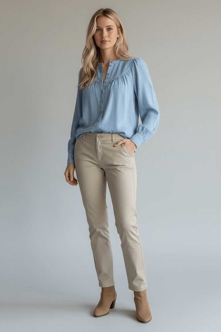 Chemise Etam – S – Bleu clair – État : Neuf avec étiquette - BiWear