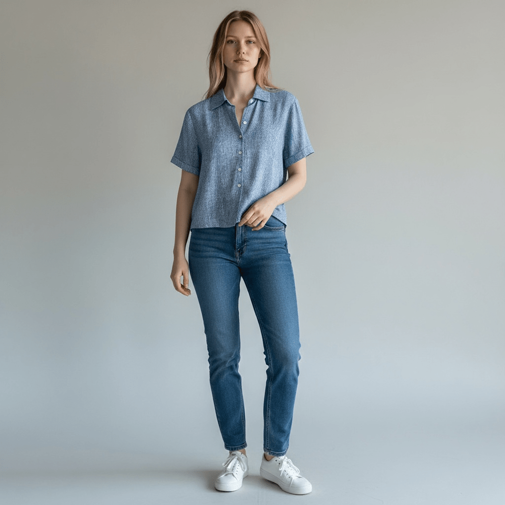 Chemise Lili Sidonio – Taille unique – Bleu – État : Très bon - BiWear