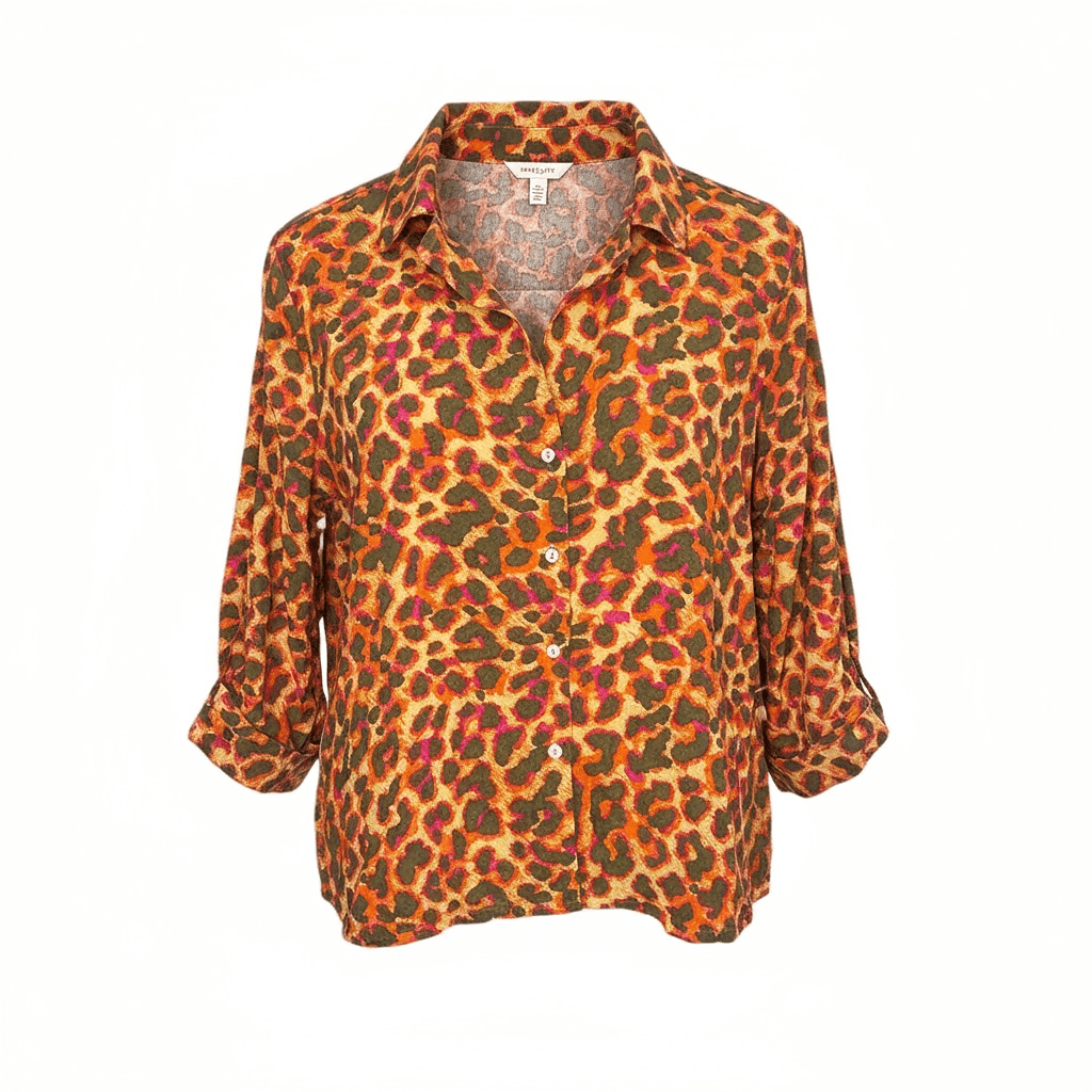 Chemise Vila – S – Orange – État : Très bon - BiWear