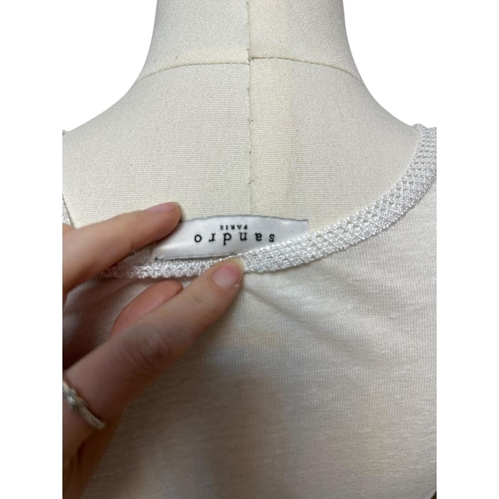 Débardeur Sandro - S - Blanc - État : Très Bon