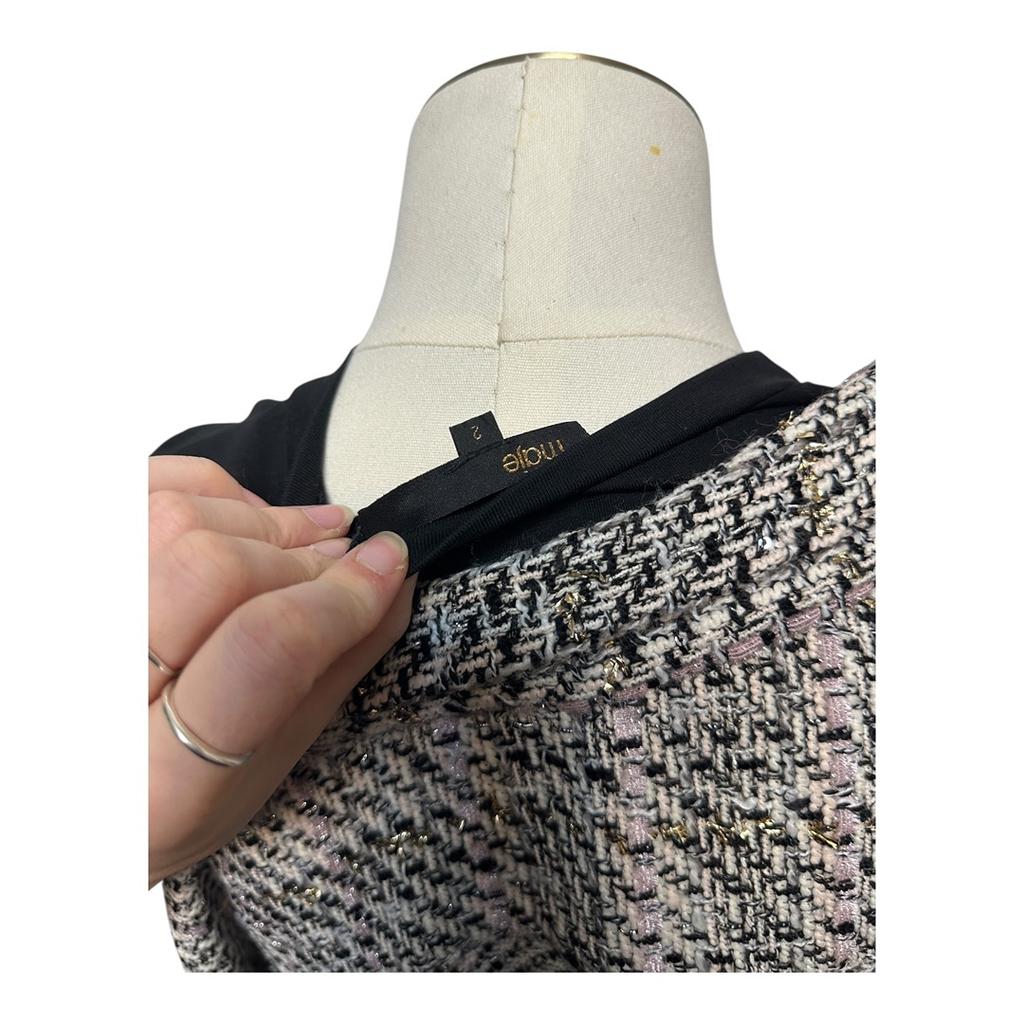 Veste Chemise Maje - 2 - Noir - État : Très Bon