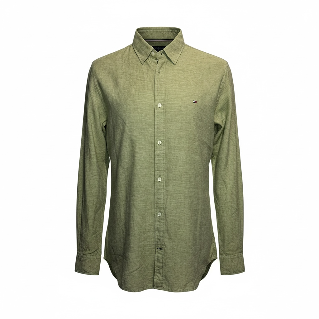 Chemise homme Tommy Hilfiger - L - Vert - État : Excellent
