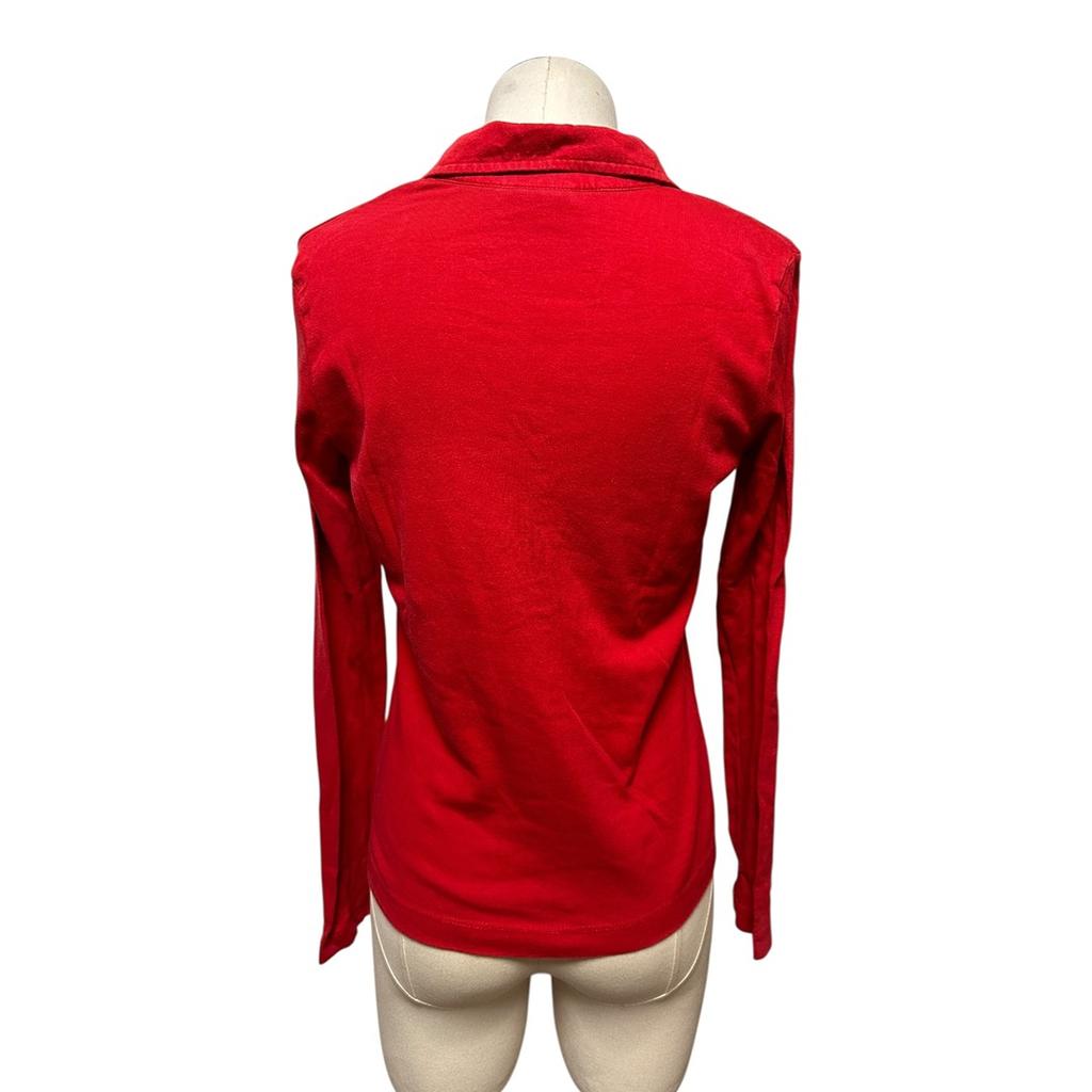 Polo manches longues Levi's - M - Rouge - État : Excellent