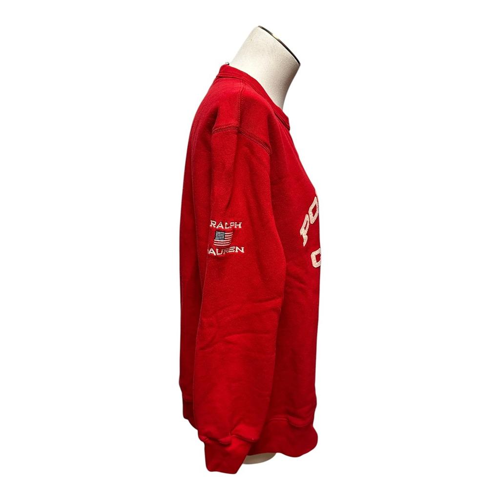 Sweatshirt Polo Jeans Ralph Lauren - L - Rouge - État : Excellent