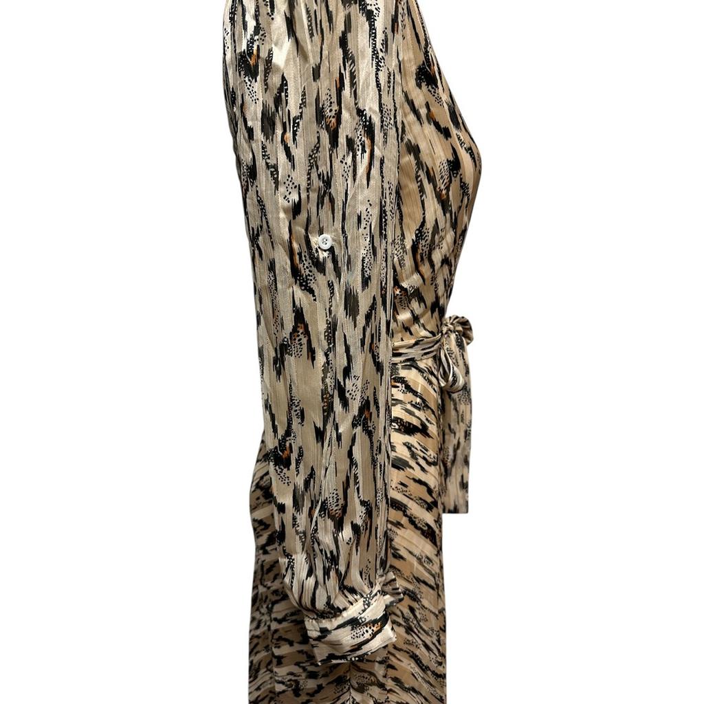 Robe longue Belcci - S - Beige imprimé - État : Neuf