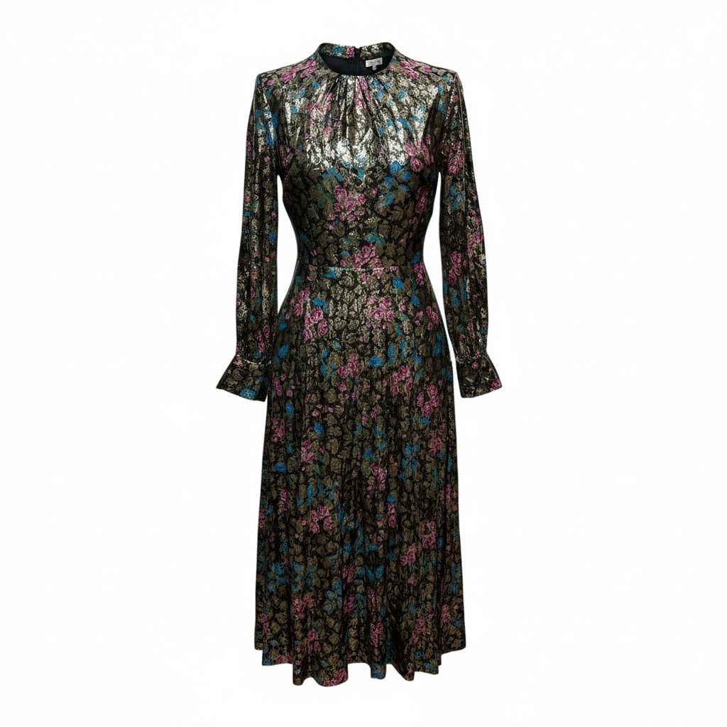 Robe Sandro - 36 - Noir doré - État : Excellent