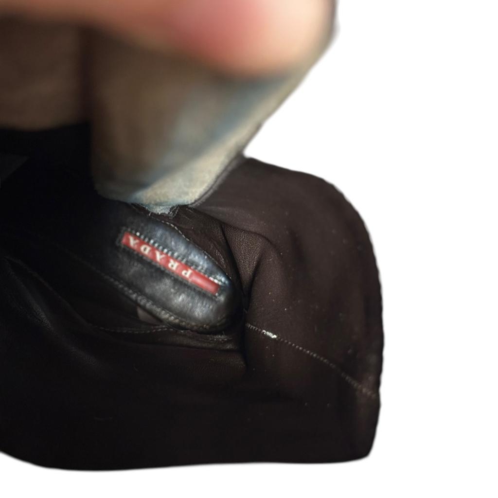 Bottes mi-Hautes Prada - 36.5 - Gris - État : Excellent