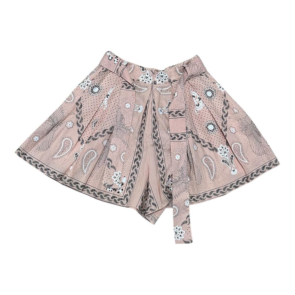 Short Taille Haute Sandro - S - Rose - État : Très Bon