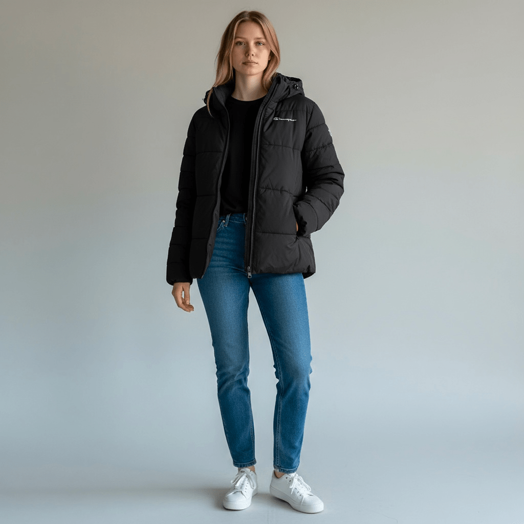 Doudoune Champion – S – Noir – État : Très bon - BiWear