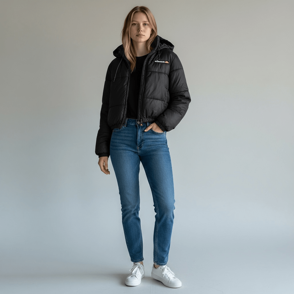 Doudoune Ellesse – M – Noir – État : Très bon - BiWear