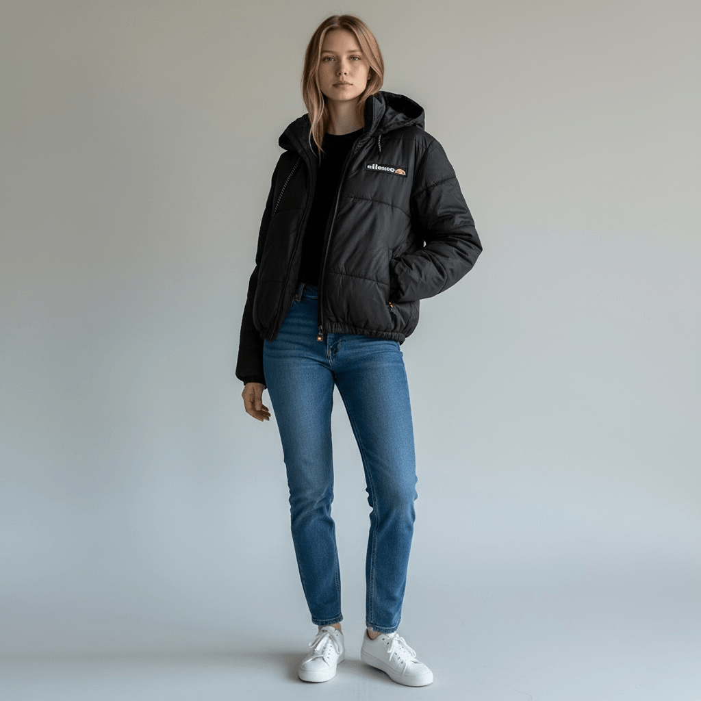 Doudoune Ellesse – M – Noir – État : Très bon - BiWear