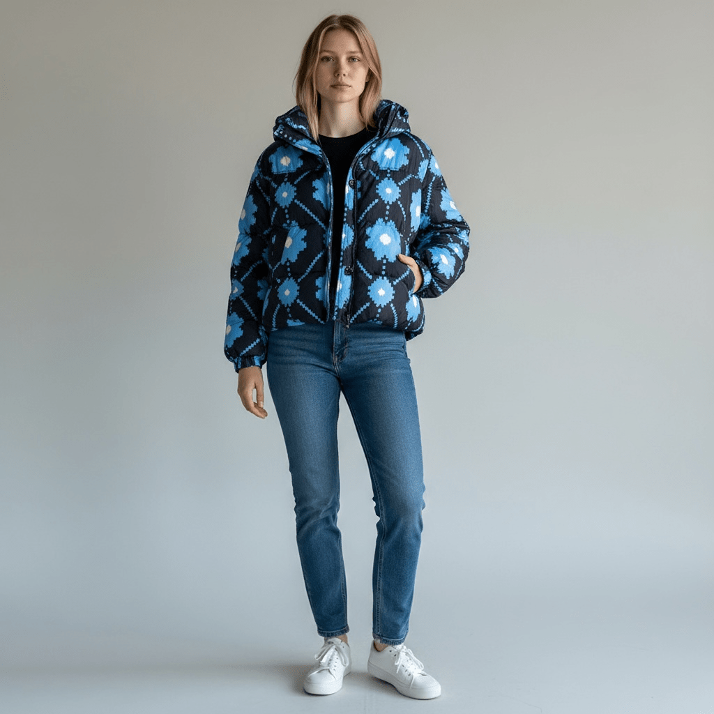 Doudoune Maje – Xs – Bleu – État : Neuf - BiWear