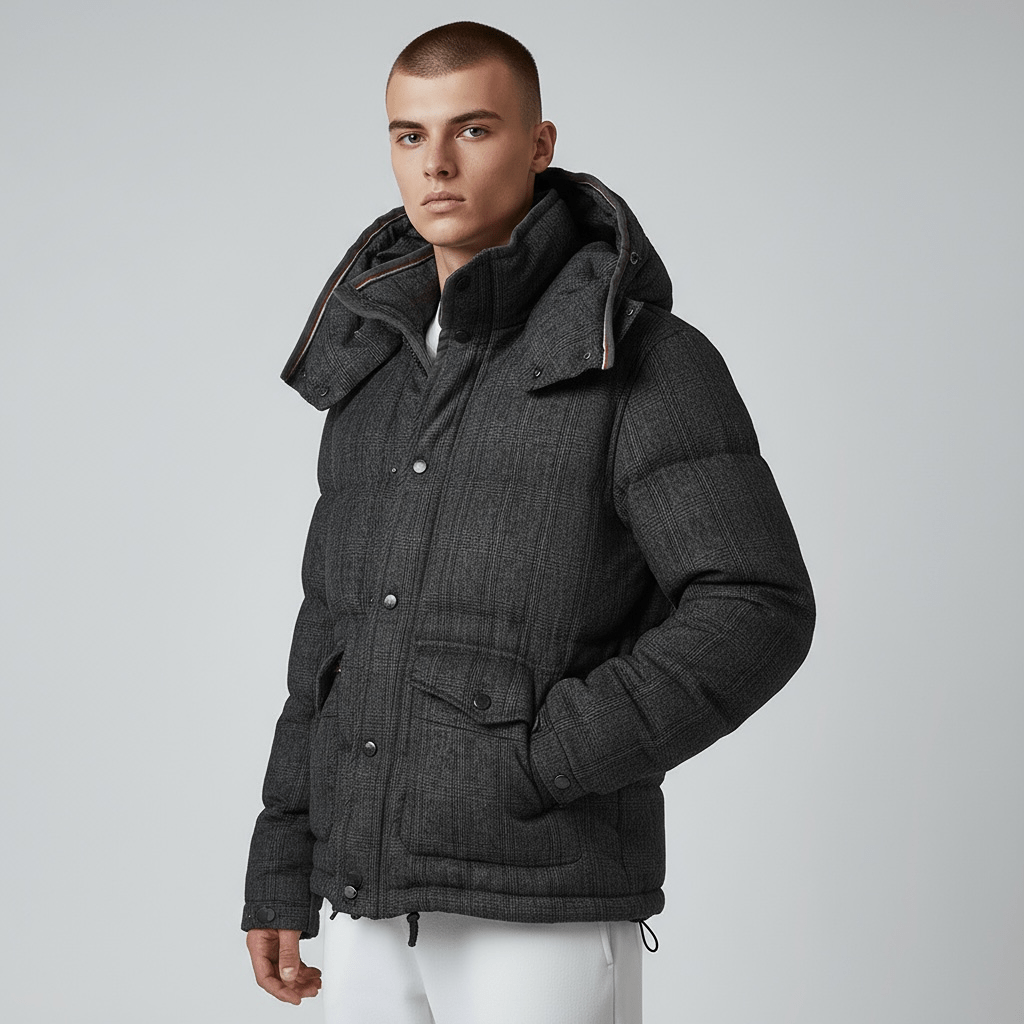Doudoune Moncler – M – Gris – État : Très bon - BiWear