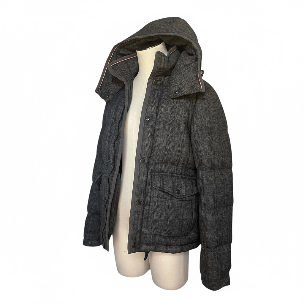 Doudoune Moncler – M – Gris – État : Très bon - BiWear