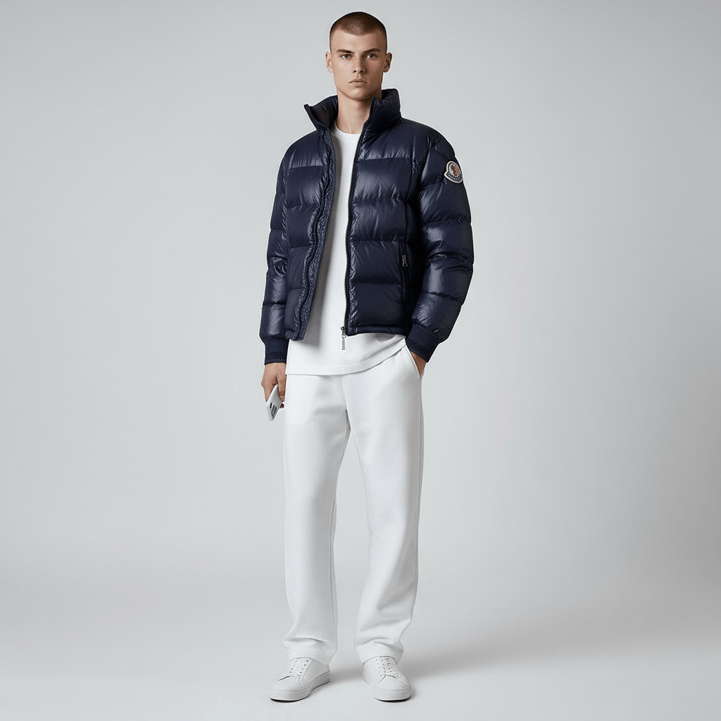 Doudoune Moncler – Xs – Marine – État : Très bon - BiWear