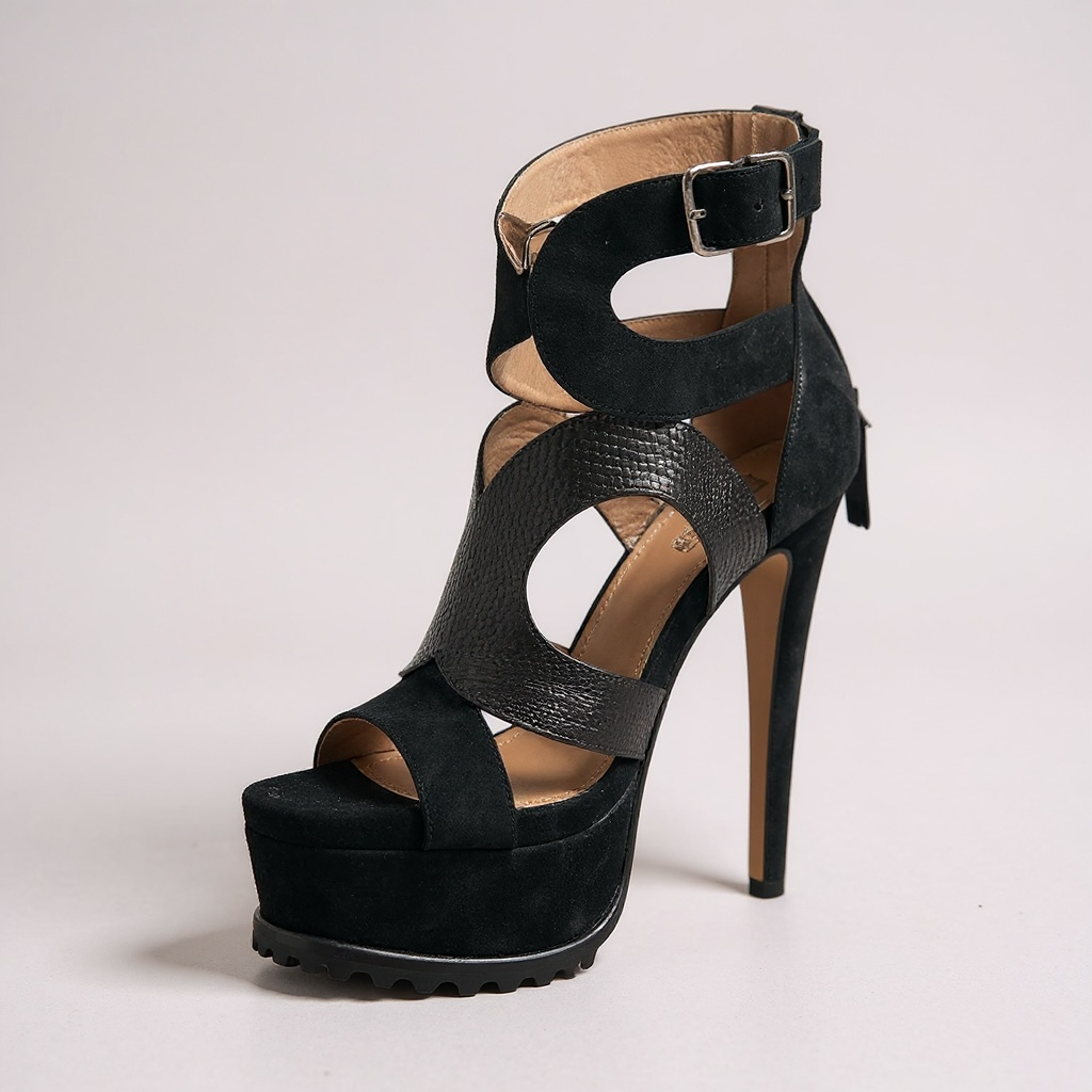 Sandales Alaïa - 37 - Noir - État : Neuf