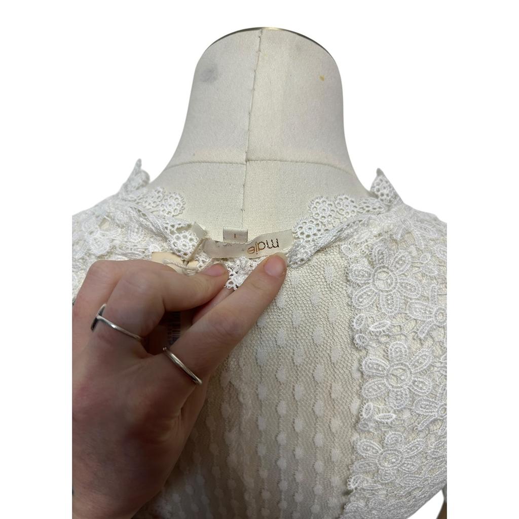 Robe Casual Maje - 36 - Blanc - État : Neuf