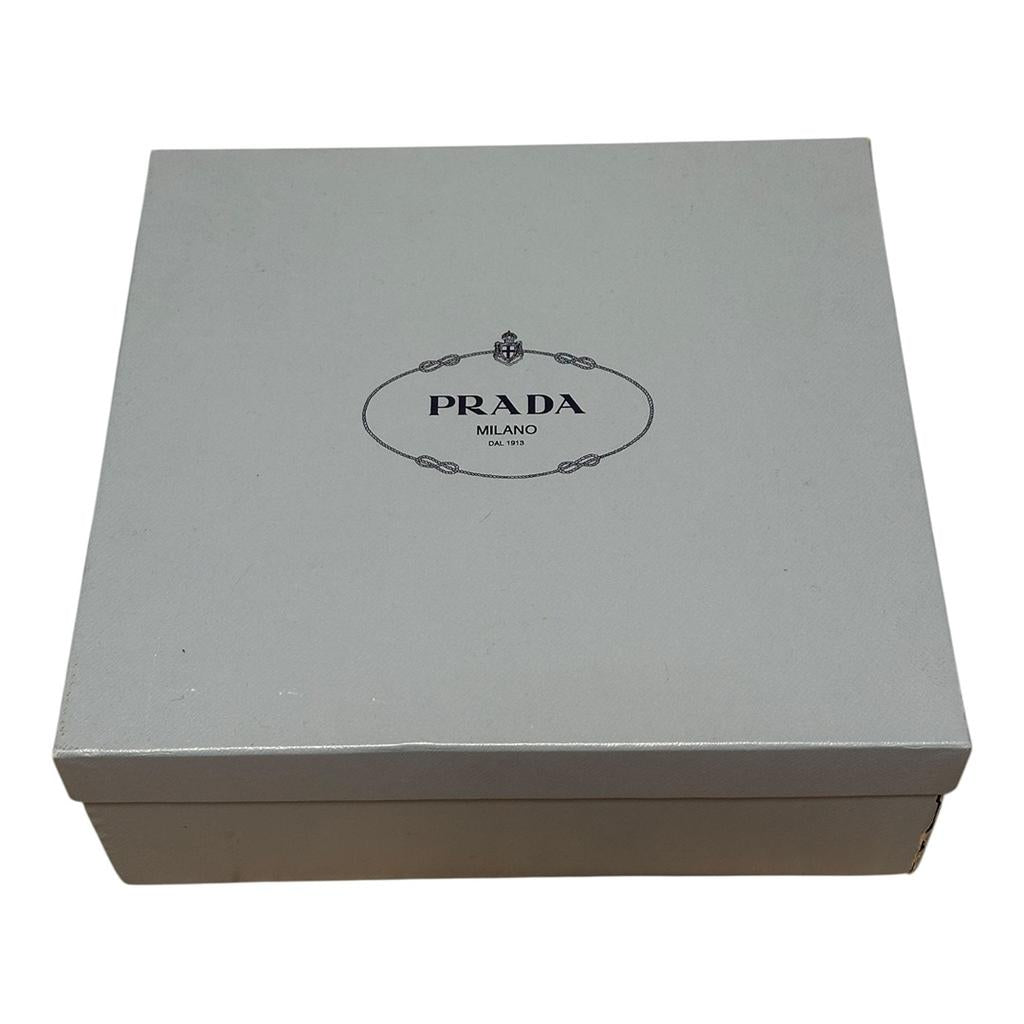 Bottes mi-Hautes Prada - 36.5 - Gris - État : Excellent