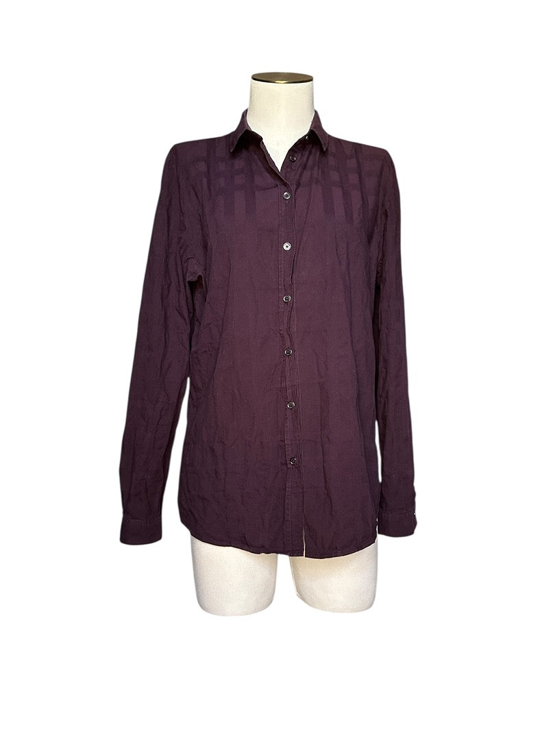 Chemise Burberry - L - Bordeaux - État : Très Bon