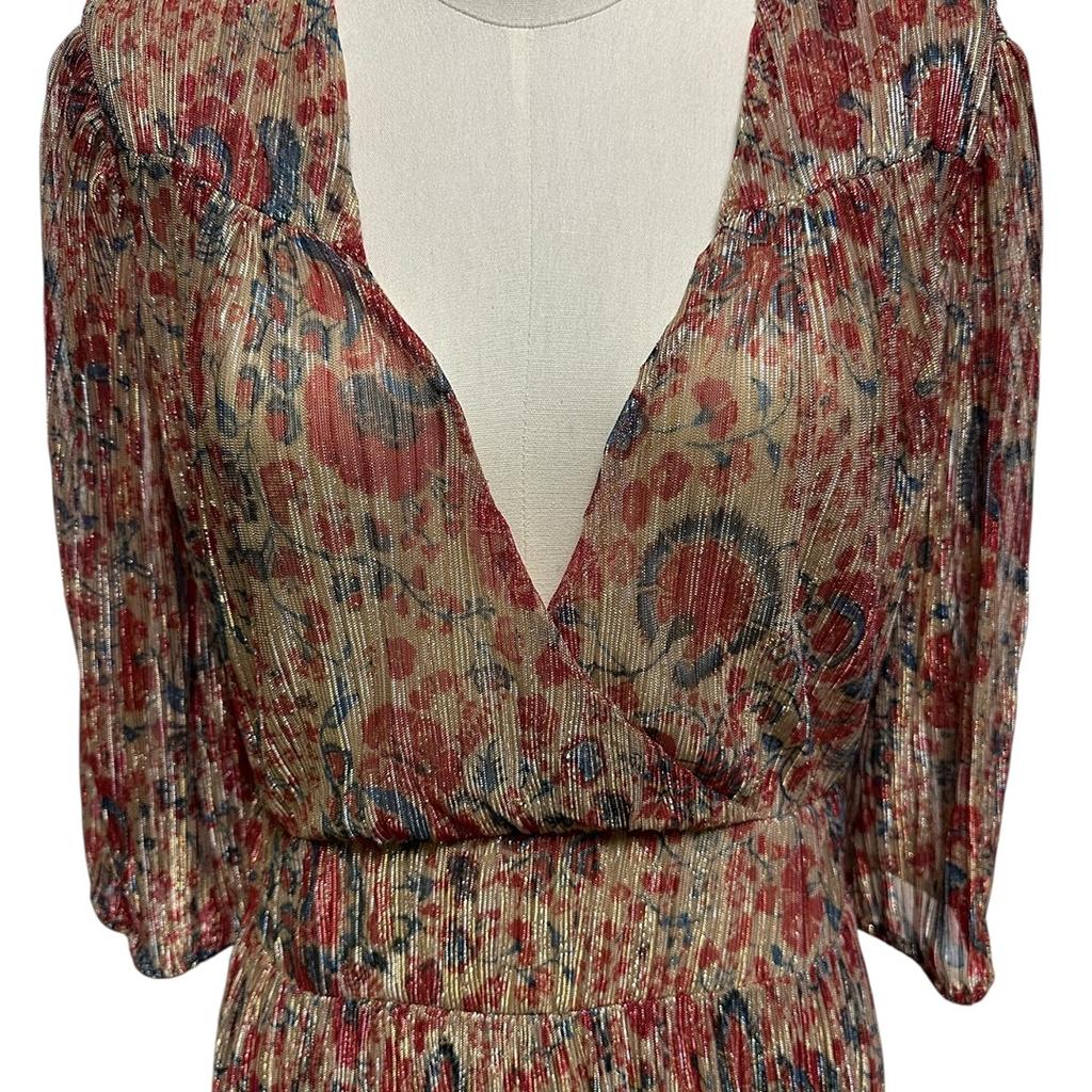 Robe Longue Ba&sh - Xs - Marron - État : Très Bon