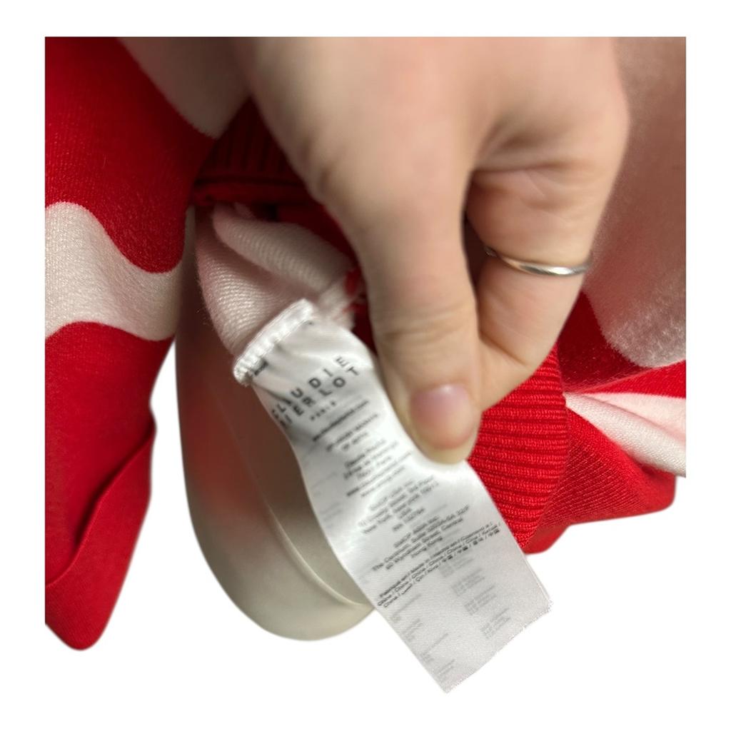 Cardigan Claudie Pierlot - Taille 1 - Rouge Blanc - État : Excellent