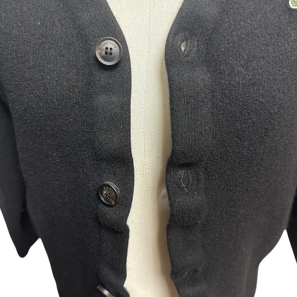Cardigan Lacoste - Xs - Noir - État : Très Bon