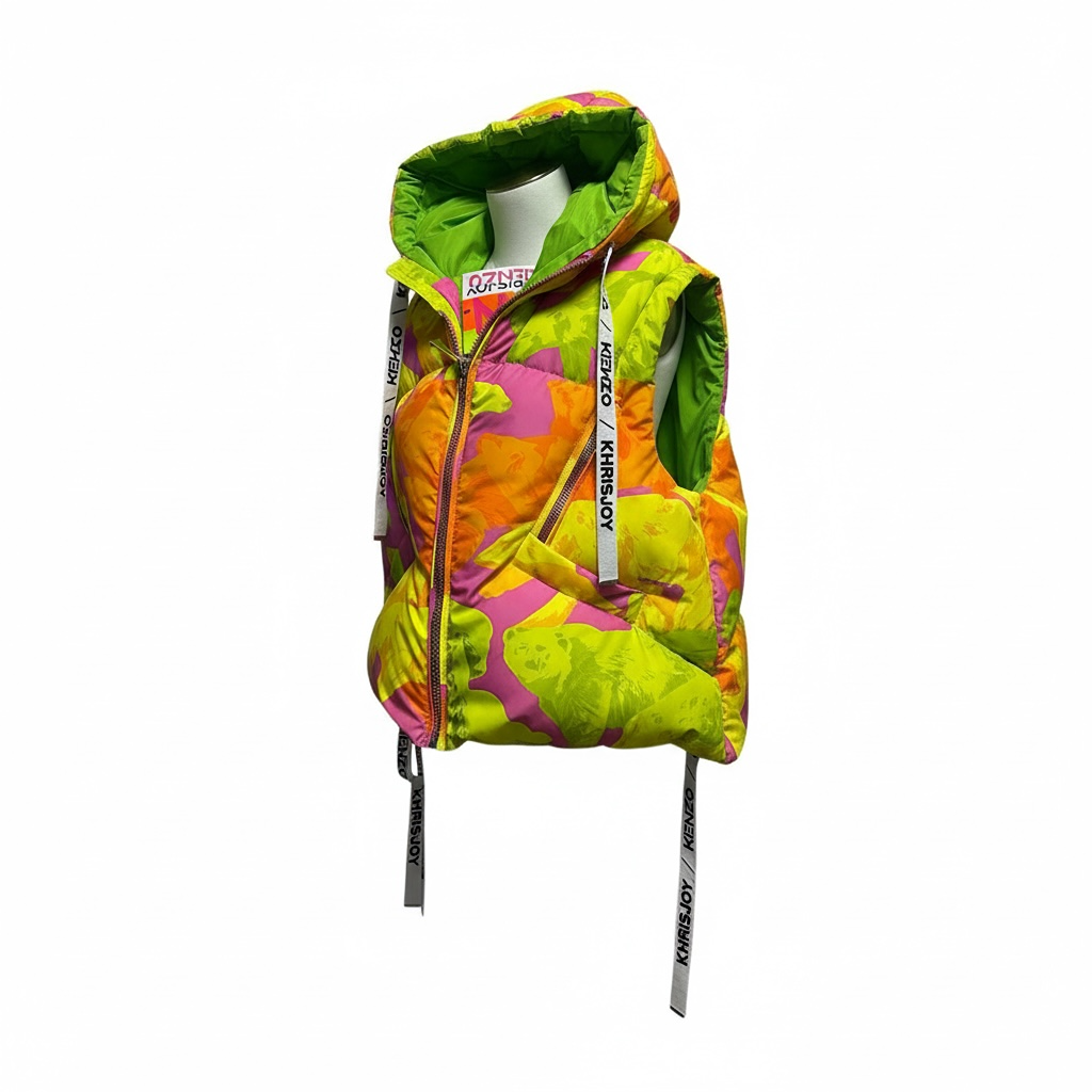 Doudoune Kenzo ft Khrisjoy - S - Multicolore - État : Neuf avec étiquette