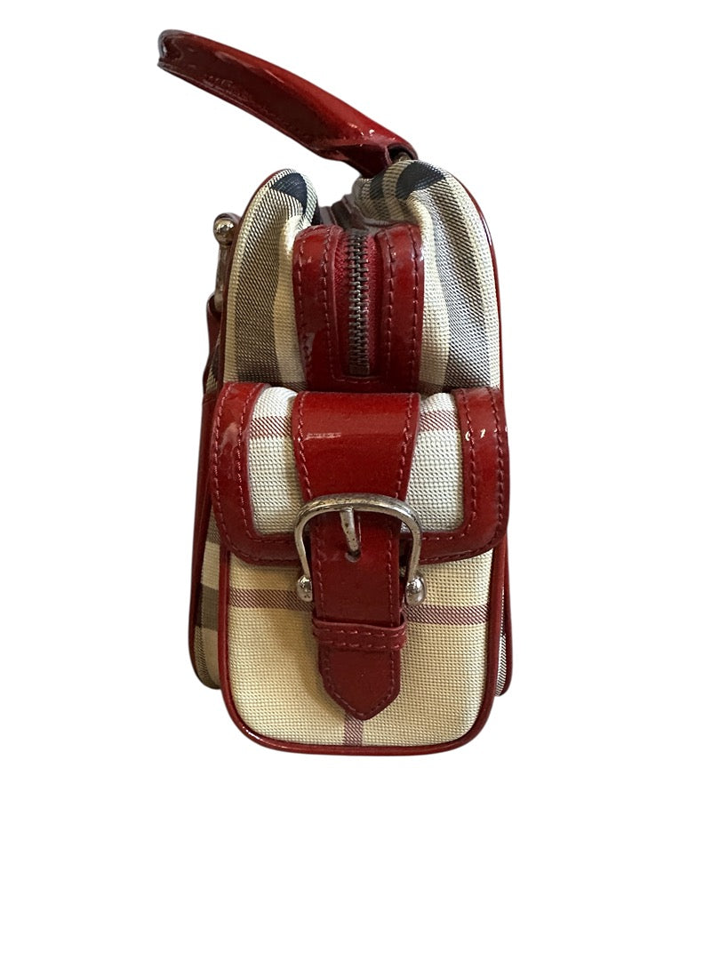 Sac à main Burberry - Taille unique - Rouge - État : Excellent