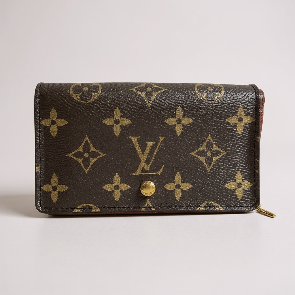 Porte-monnaie Louis Vuitton - Taille unique - Marron - État : Excellent