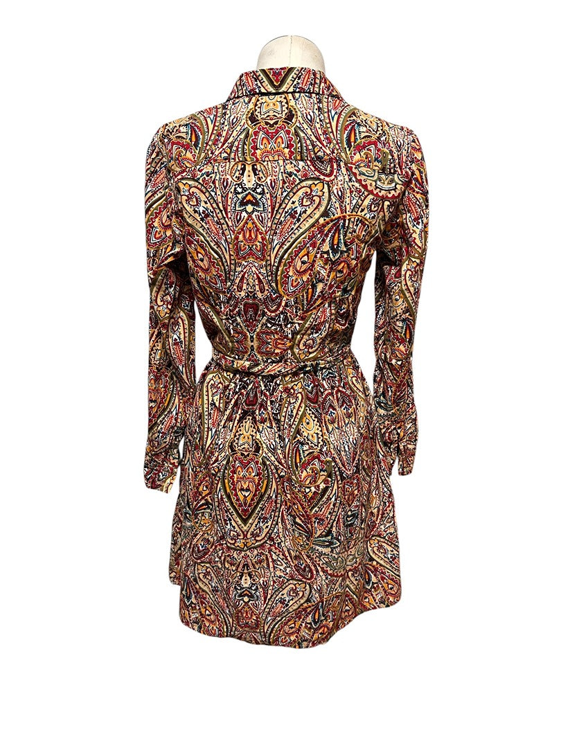Robe chemise Tommy Hilfiger - 34 - Bordeaux - État : Excellent