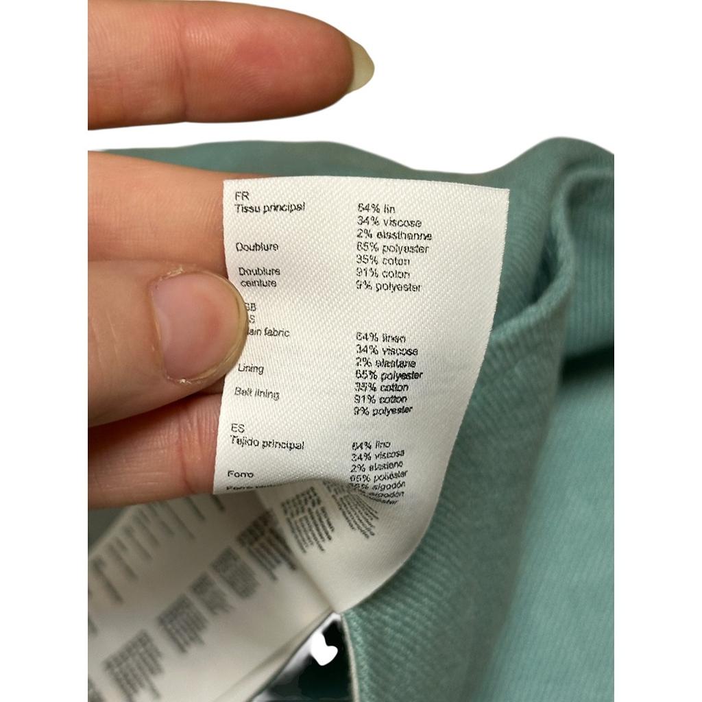 Pantalon large Claudie Pierlot - 36 - Vert d'eau - État : Excellent