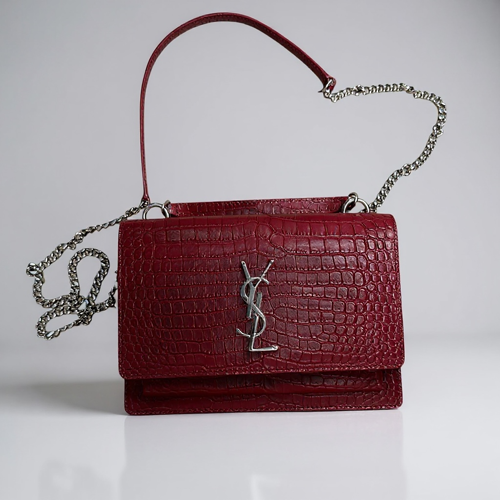 Sac à main Saint Laurent - Taille unique - Rouge - État : Excellent