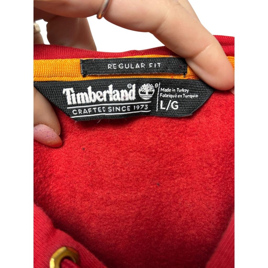 Sweat à capuche Timberland - L - Rouge - État : Excellent