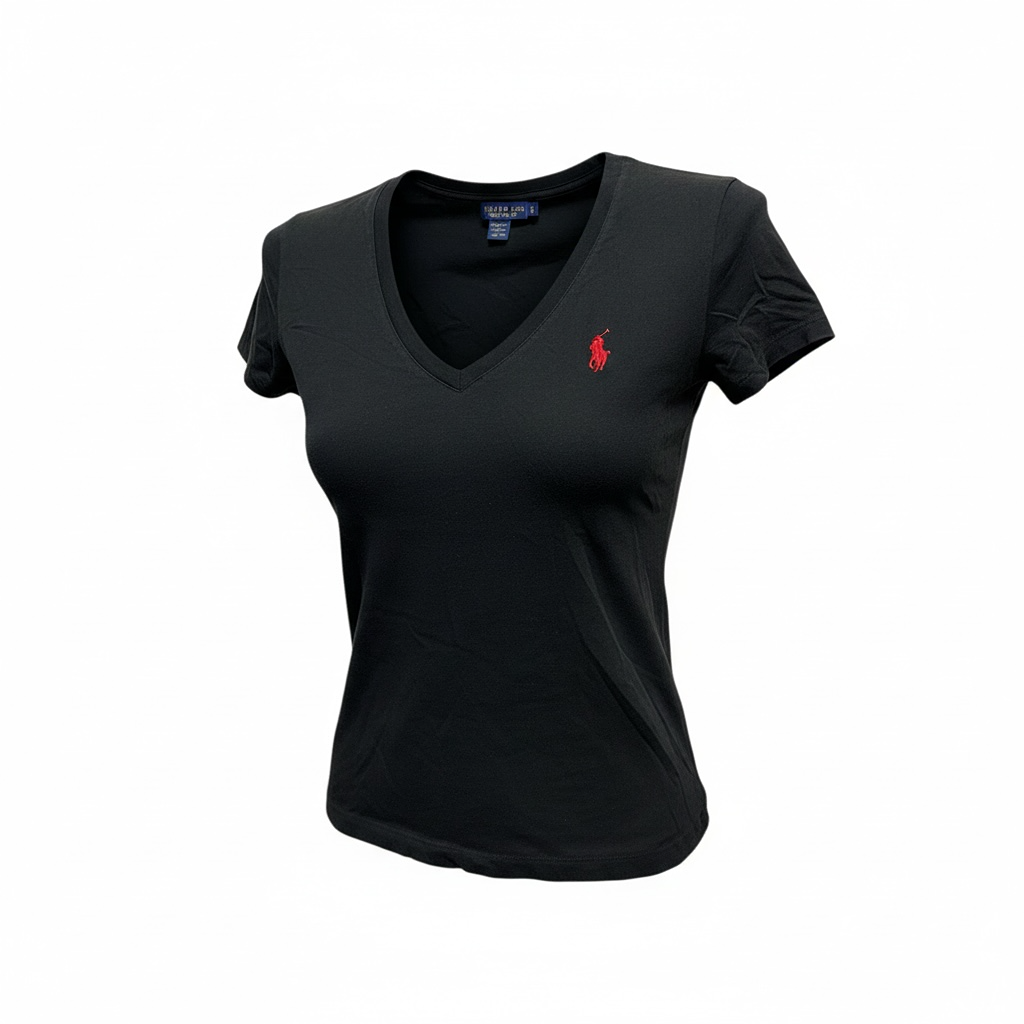 T-shirt Polo Ralph Lauren - Xs - Noir - État : Excellent