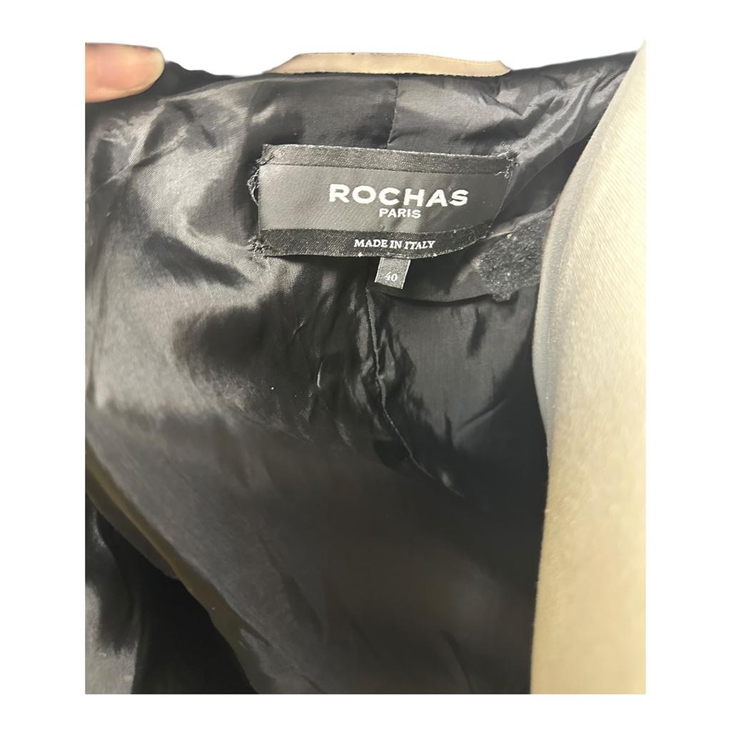 Veste Chemise Rochas - 36 - Noir - État : Très Bon