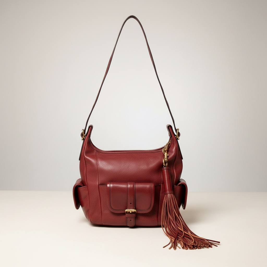 Sac bandoulière Chloé - Taille unique - Bordeaux - État : Excellent