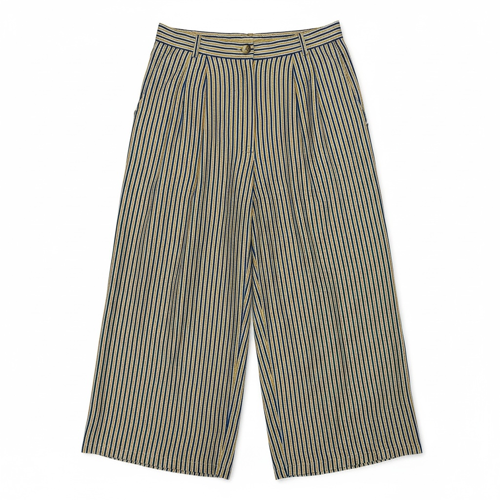 Pantalon A Jambes Large Mes Demoiselles - 42 - Crème - État Excellent