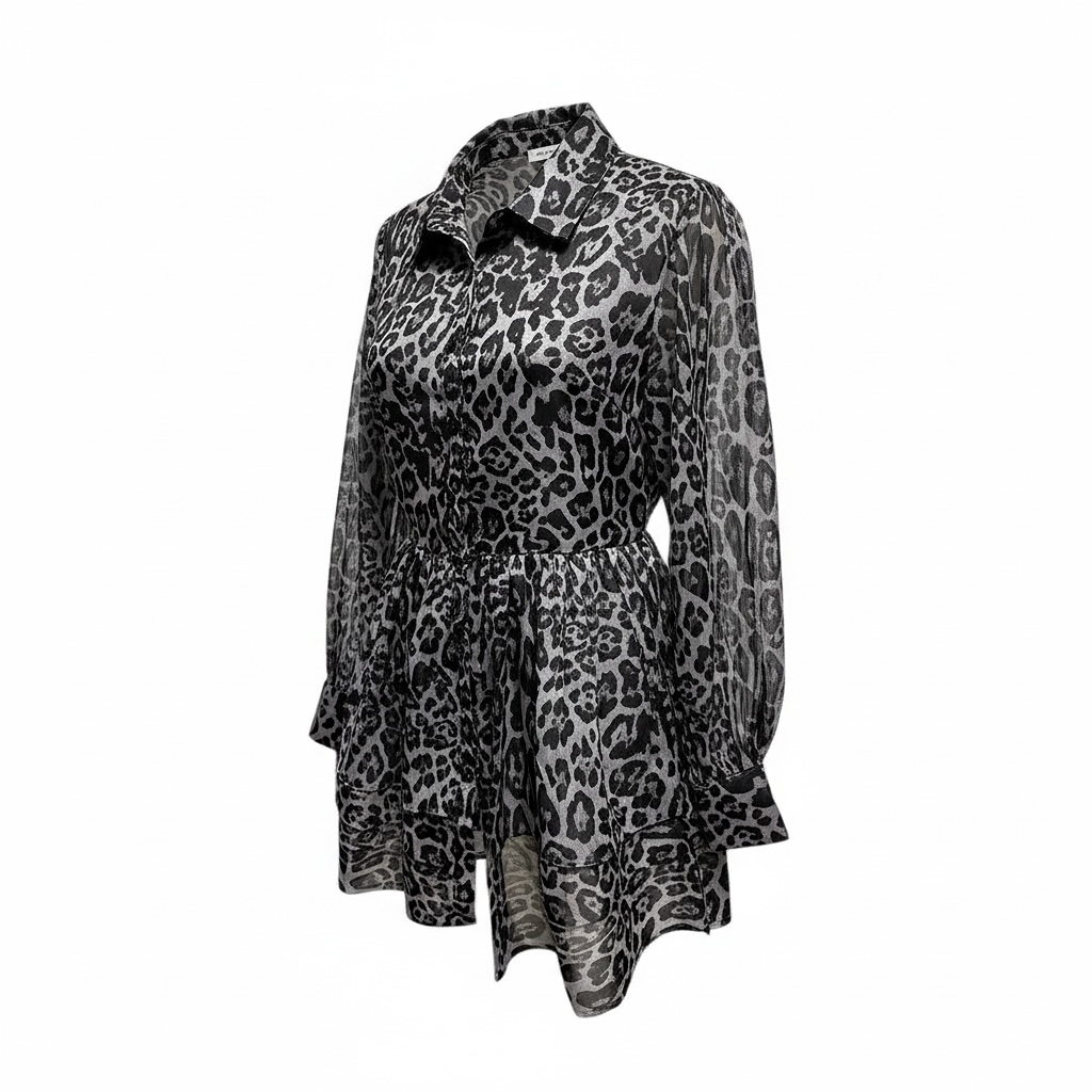 Robe Casual Sans Marque - 38 - Gris - État : Neuf