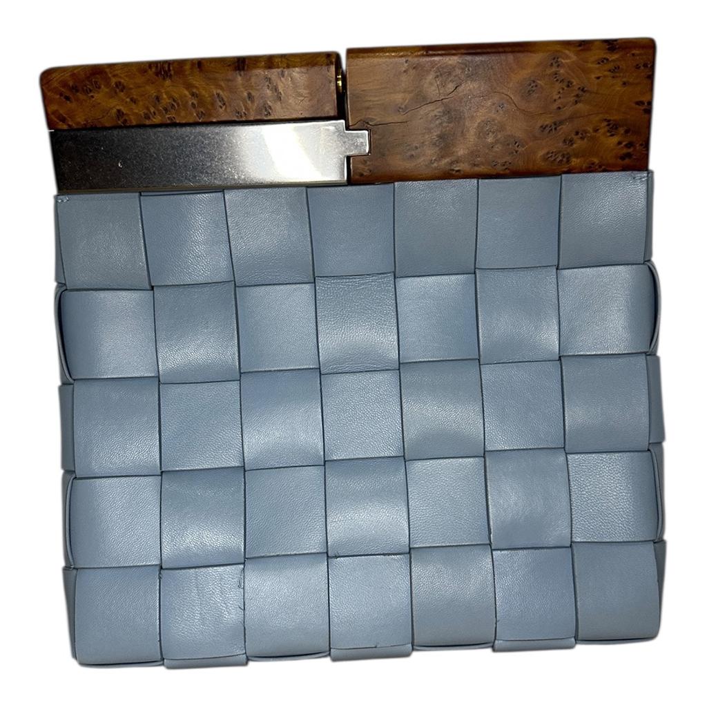 Clutch Bottega Veneta - Taille unique - Bleu - État : Excellent