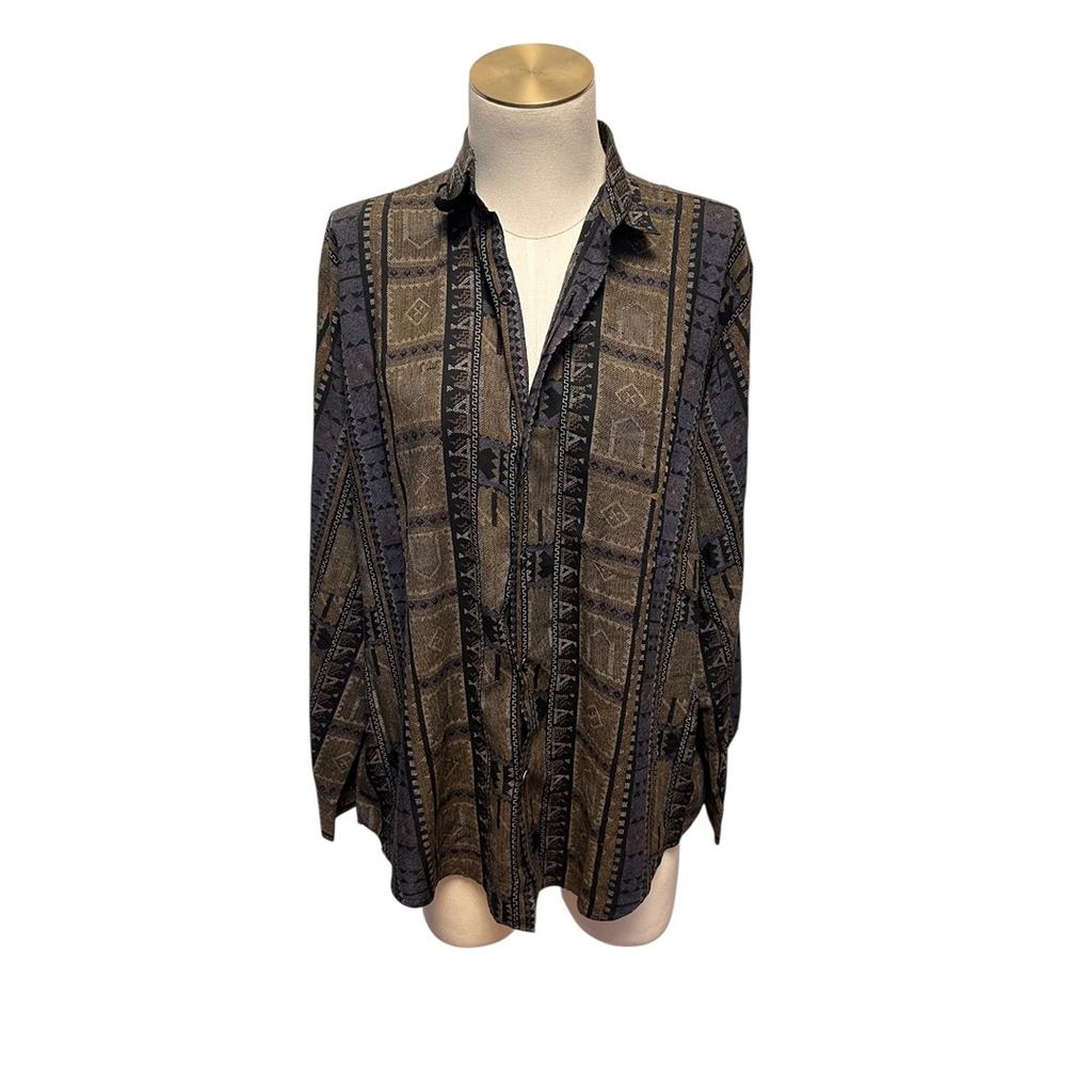 Chemise Yves Saint Laurent - L - Marron - État : Excellent