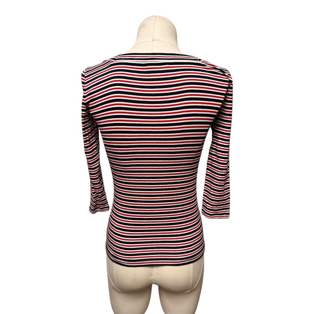Top manches 3/4 Lauren Ralph Lauren - Xs - Marine - État : Excellent