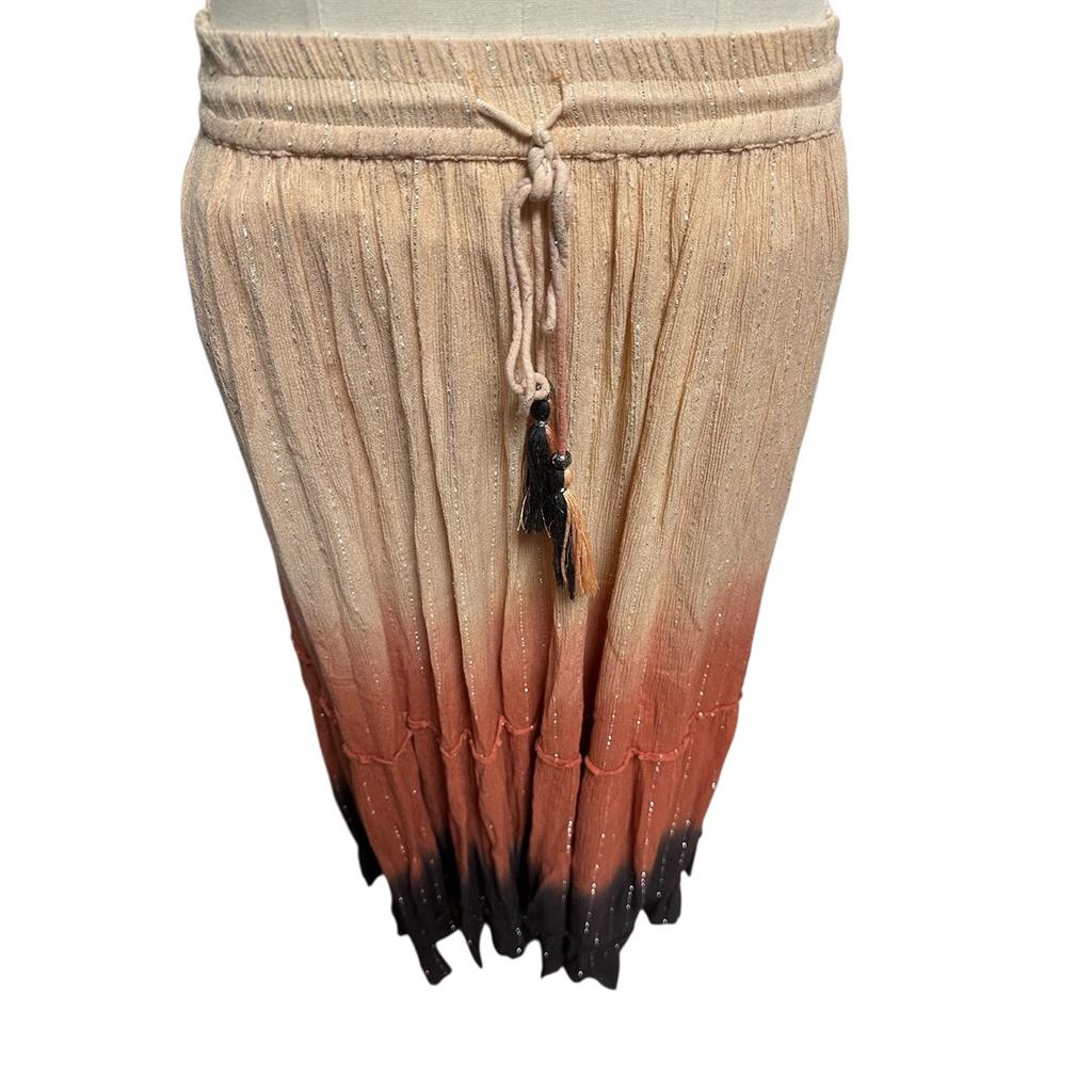 Jupes Longue Gold & Silver - 2 - Abricot Corail - État :très