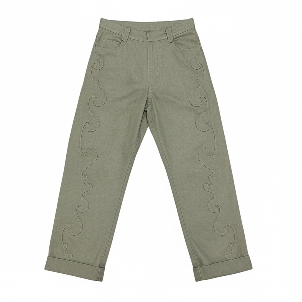 Pantalon Zara - S - Kaki - État : Excellent